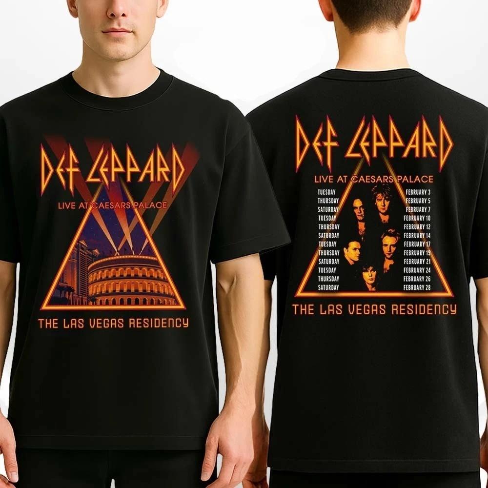 New!! Def Leppard The Las Vegas Residency 2026 T-Shirt S