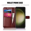 Leder Handyhülle für Samsung Galaxy S23 Ultra Plus Wallet Flip Book Cover für Galaxy S 23 Ultra Plus S23Ultra S23Plus Handytasche Hüllen