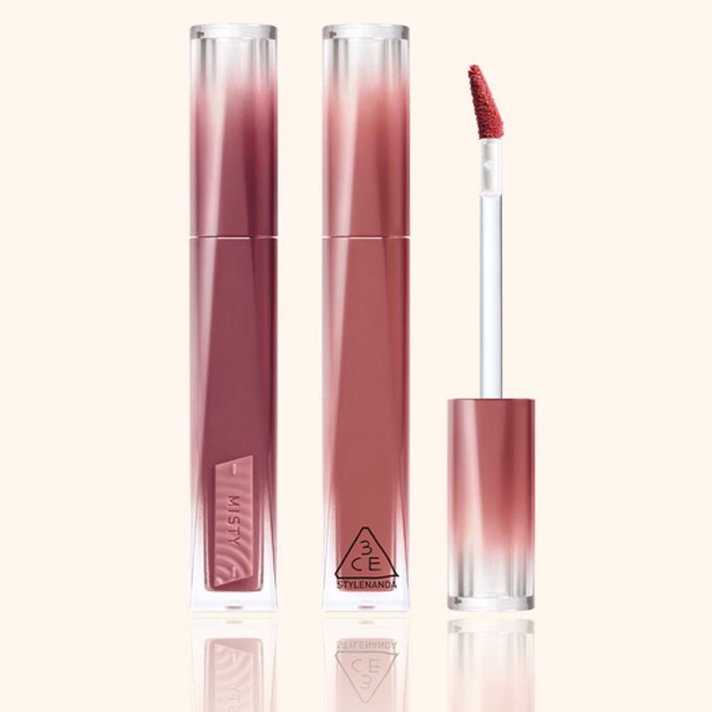 

3CE [NEW Water Tint] [2ea] Misty Lip Bare Pink Scheme (Warm Vest)