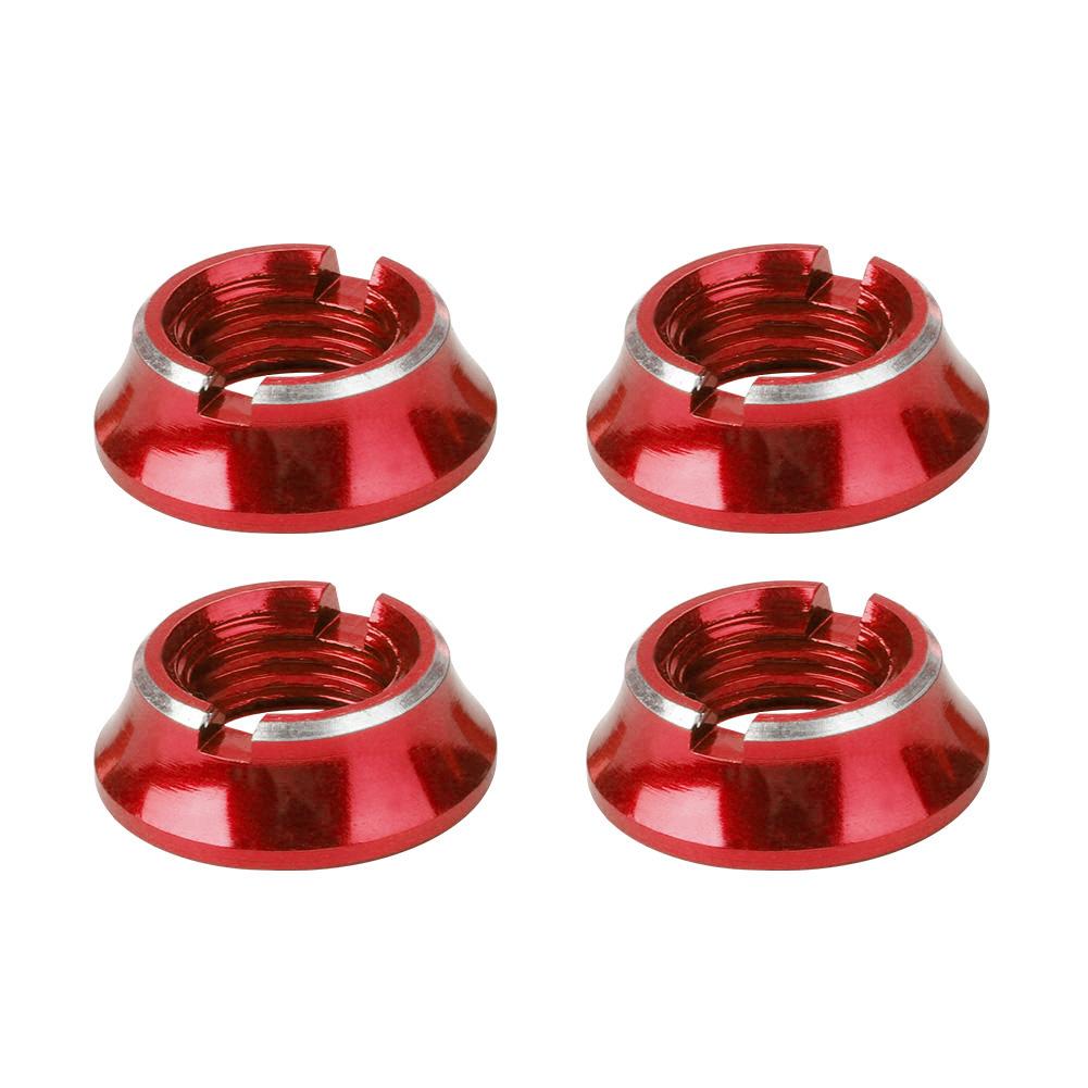 Metal Switch Nut Wrench Radio Control Controller Upgrade Part Set for Futaba JR (Red)