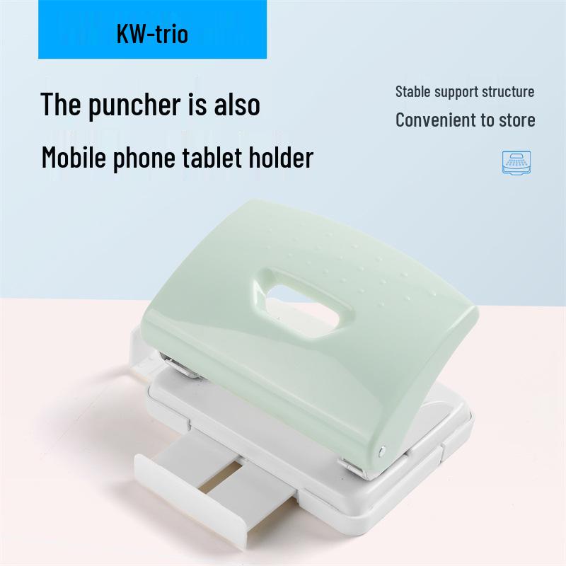 Kede You 9651 Stand Punching Machine, Office Desk Hole Puncher, Document Binder, Punches 16 Sheets