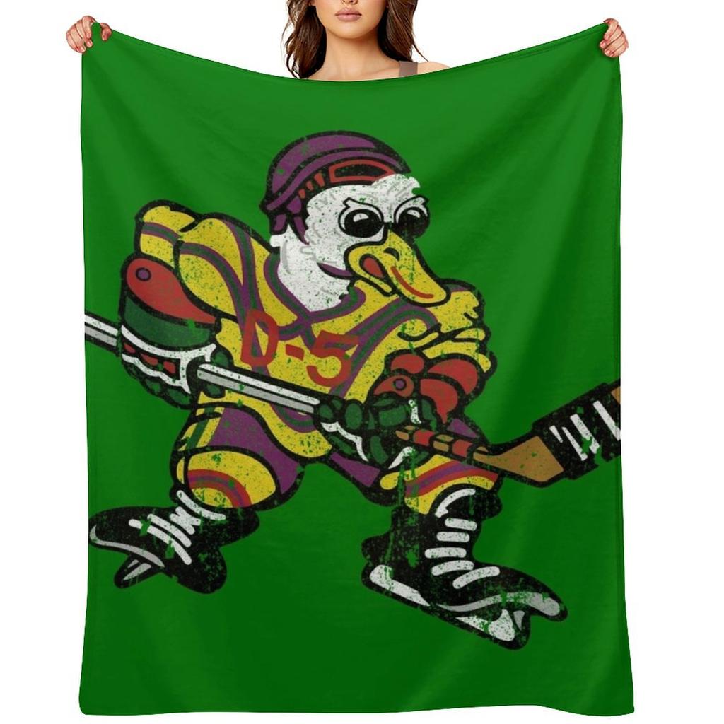Ducks Throw Blanket Plush Bed linens Sofa Quilt Moving Blankets