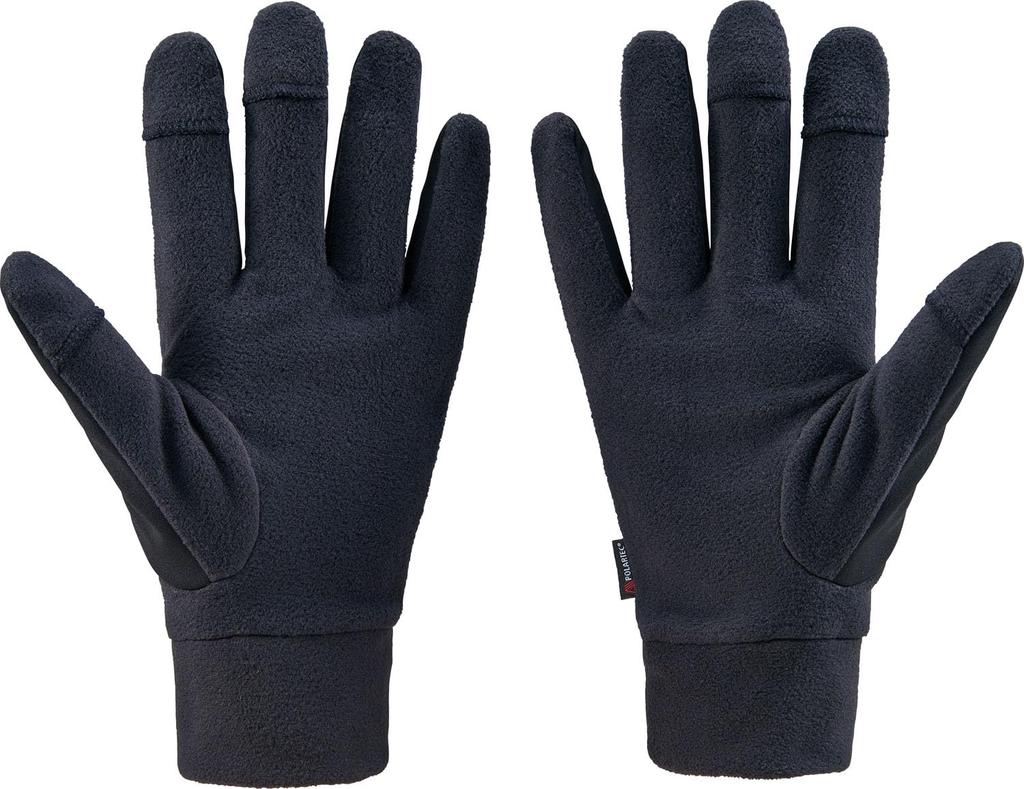 ZETT Baseball Cold Weather Fleece Black X Blue Size BG51114B Gloves, Gloves, (1923), L,