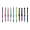 PILOT Dr.Grip CL Play Border Mechanical Pencil, 0.5mm, Black X Lavender (HDGCL50RPBLA) - Shake To Advance Lead, Interchangeable Ring Grip,