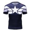 T-shirt Avengers Heroes Stampata 3D da Uomo Costume di Halloween per Role Playing Moda Casual Estiva Manica Corta Girocollo Top