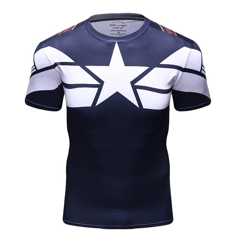 T-shirt Avengers Heroes Stampata 3D da Uomo Costume di Halloween per Role Playing Moda Casual Estiva Manica Corta Girocollo Top