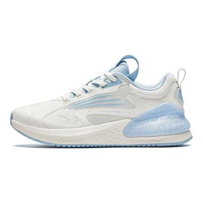 Laufserie Stoßdämpfend Rutschfest Niedrig geschnitten Laufschuhe Damen Sneaker Weiß Blau 922425537-8