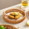 Onlycook geflochtene Obst- und Snackkörbe im Rattan-Stil