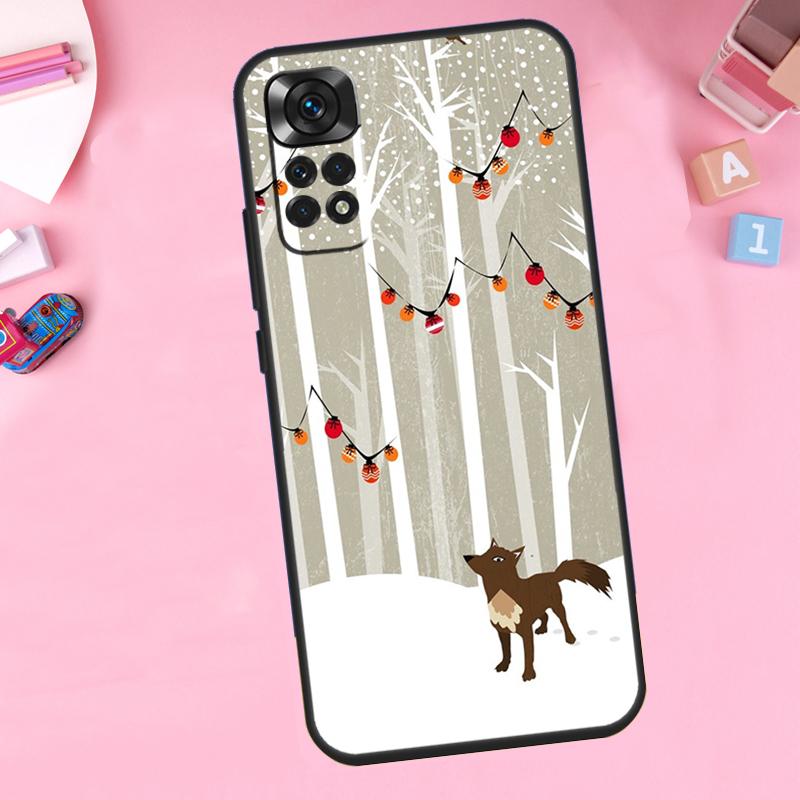 Winter Fox Foxes For Xiaomi Redmi Note 14 10 11 12 13 15 Pro Plus Phone Case For Redmi 15 15C 14C 12C 10C 13C