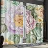 Set Of 2 Rural Pastel Curtains Floral Window Drapes Bedroom Farmhouse Thermal Made Polyester Treatment