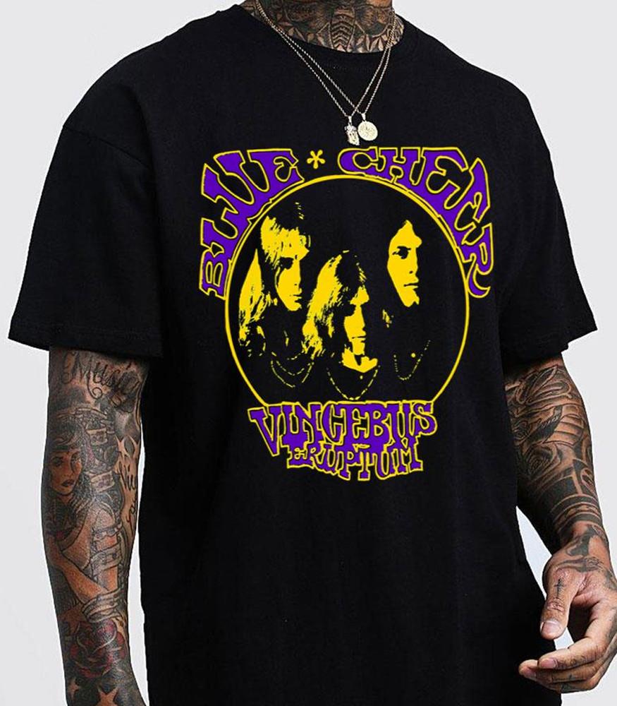 Blue Cheer band black T-shirt short sleeve All sizes S to 5XL XX405 Unisex T-Shirt XXXXL