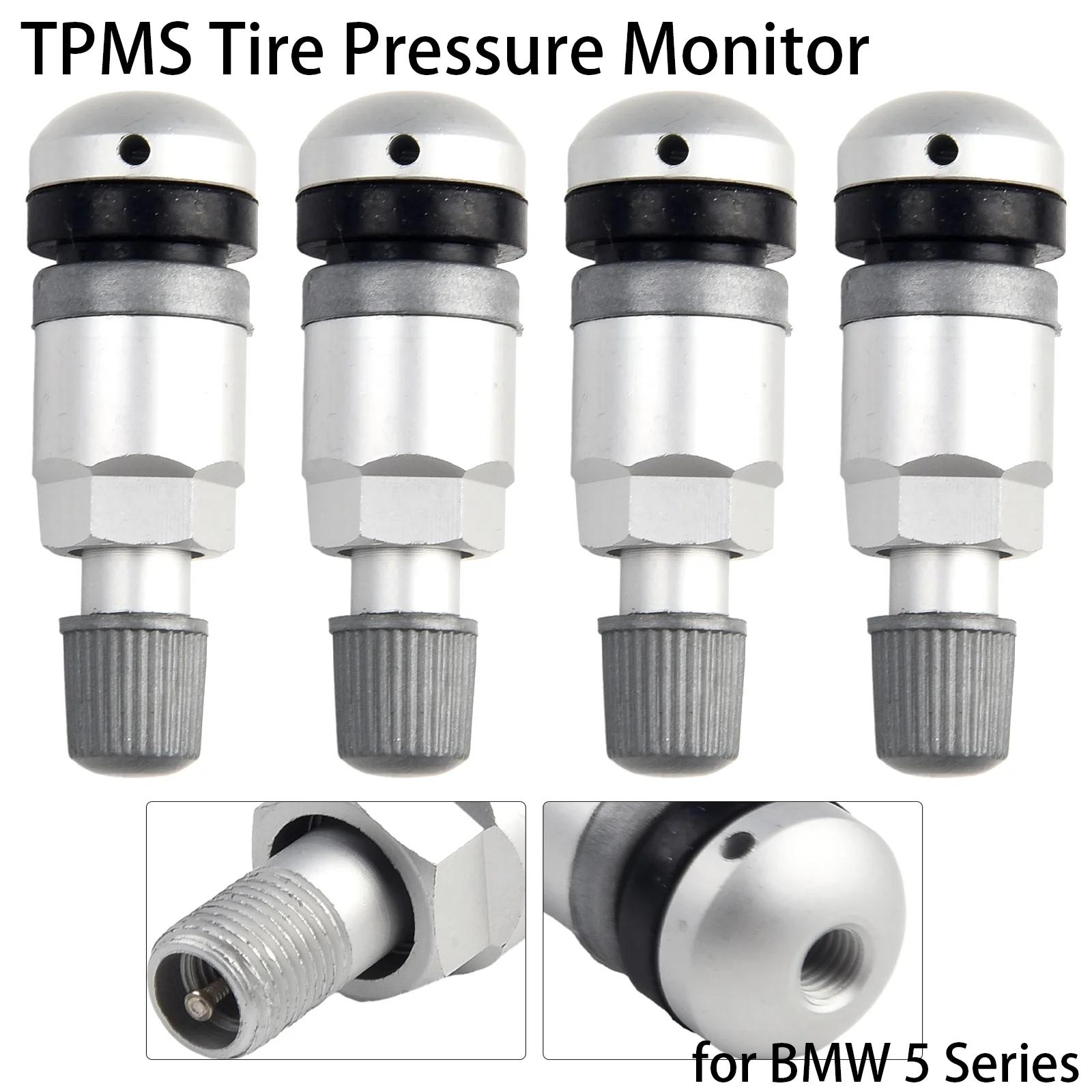 4pcs TPMS Tire Valve TPMS Tire Pressure Monitor For BMW 5 Series Tire Pressure Sensor Valves Replacement Repair Kit China Mainland
