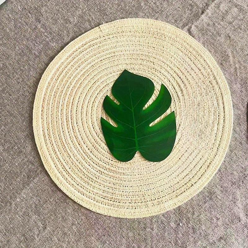 

10 шт. Имитация листьев черепахи Бескостные листья Гавайская вечеринка Тропические украшения для улицы Двор Патио Сад Дом Праздничные украшения Large