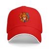 Rainbow Lion King Crown Baseball Cap Colorful Animal Design Black Adjustable Hat Streetwear Fashion StateUnisext Accessory