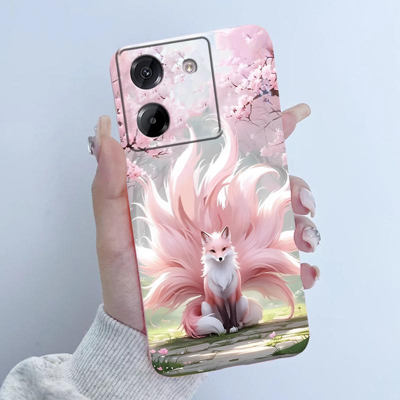 For Xiaomi Poco M7 Pro 5G Phone Case Fashion Flower Girl Design Soft Silicone TPU Back Housing for Poco M 7 Pro M7Pro 5g Covers