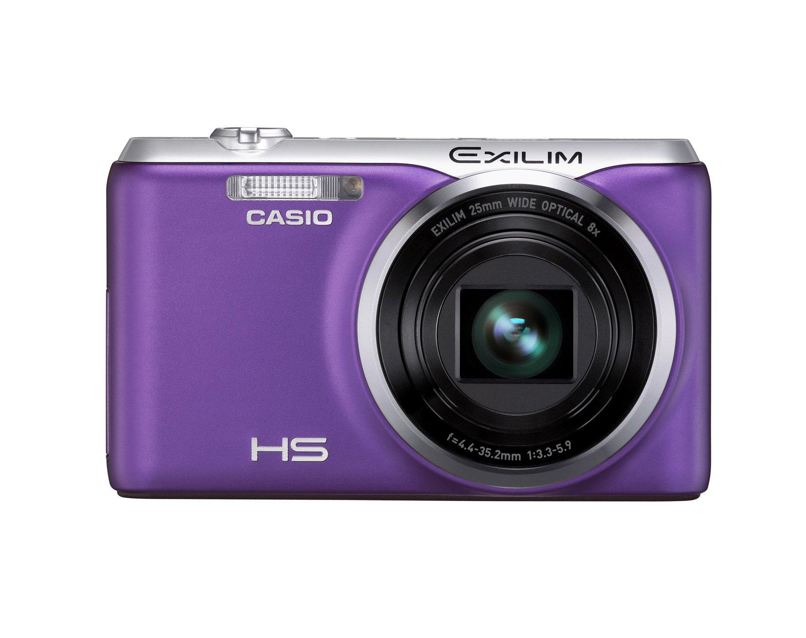 

CASIO EXILIM Digital 8x Optical Camera, 16.1 Megapixels, Zoom, EX-ZR20PE фіолетовий