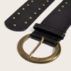 Gothic Women's Rivet Belt Y2k Dress Jeans Belt Niche Leather Waist Belt  Streetwear