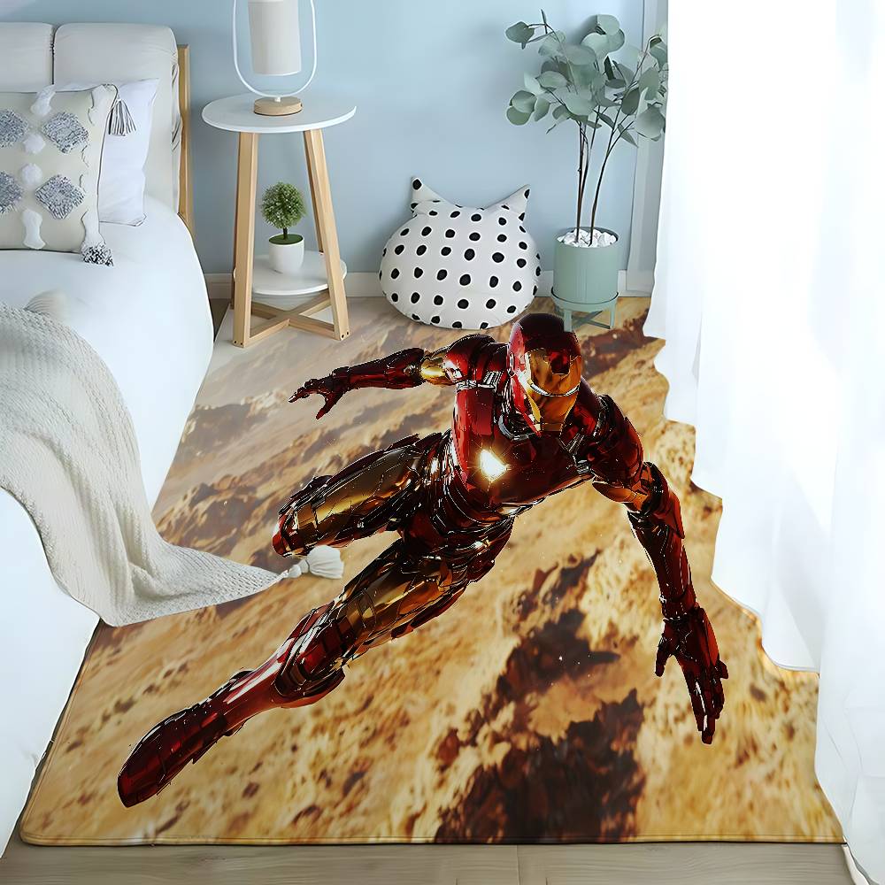 Classic-I-iron ManS Cool Carpet Bathroom Anti-slip Mat Door Mat Home Decoration Mat Entrance Door Mat Scratch-resistant Door Mat