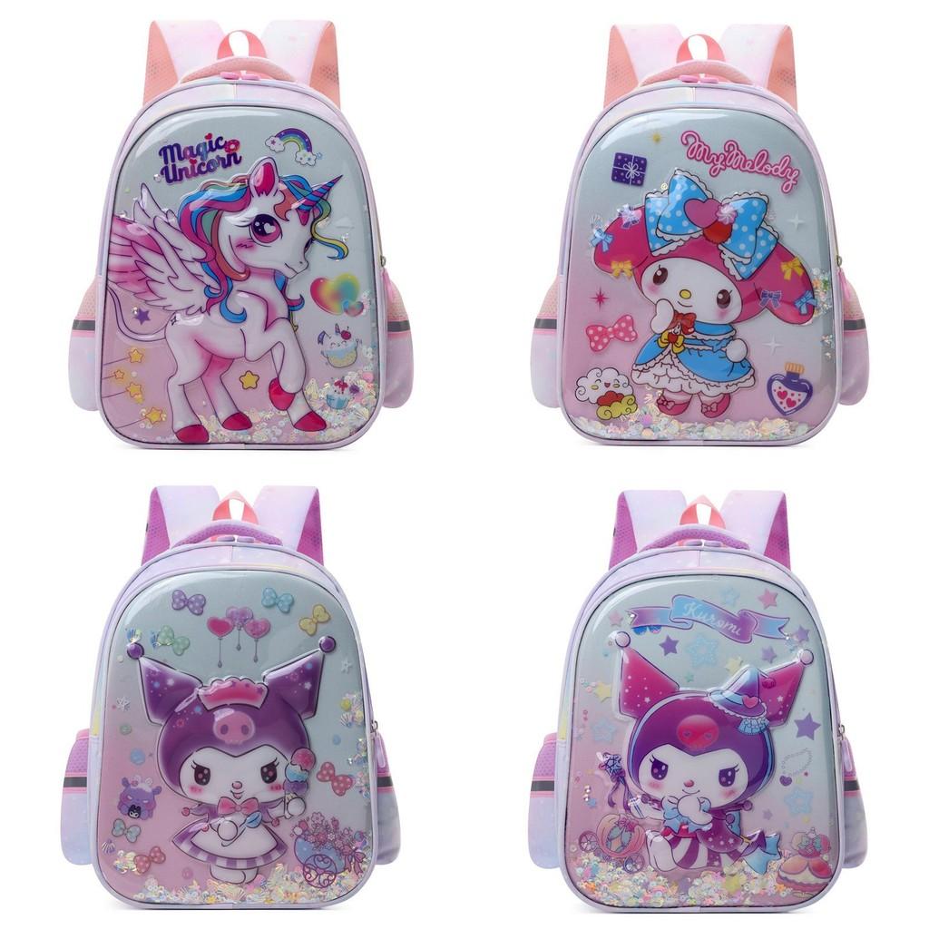Cute And Stylish Nylon Preschool Backpack For Boys And Girls Featuring Fun Cartoon Designs