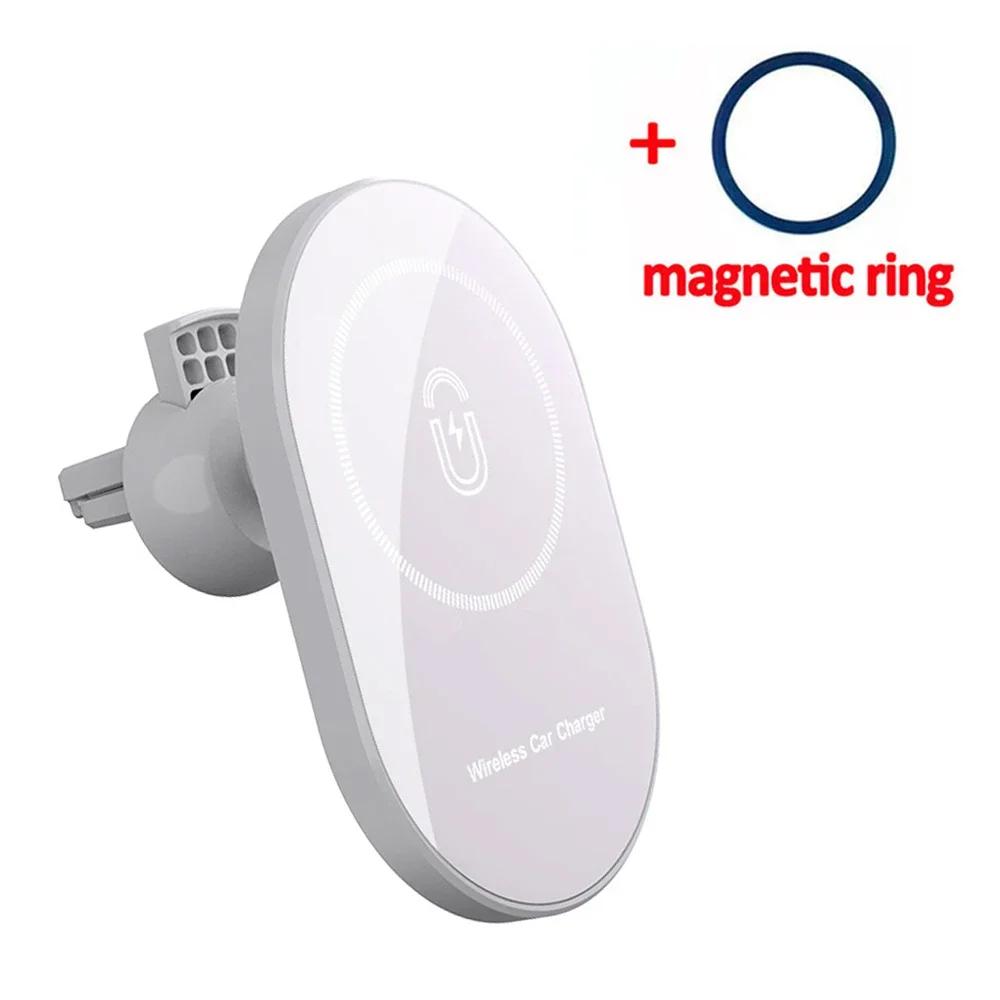 30W Magnetic Car Wireless Chargers Air Vent Phone Holder For Magsafe iPhone 16 15 14 13 12 Pro Max Car Fast Charging Station