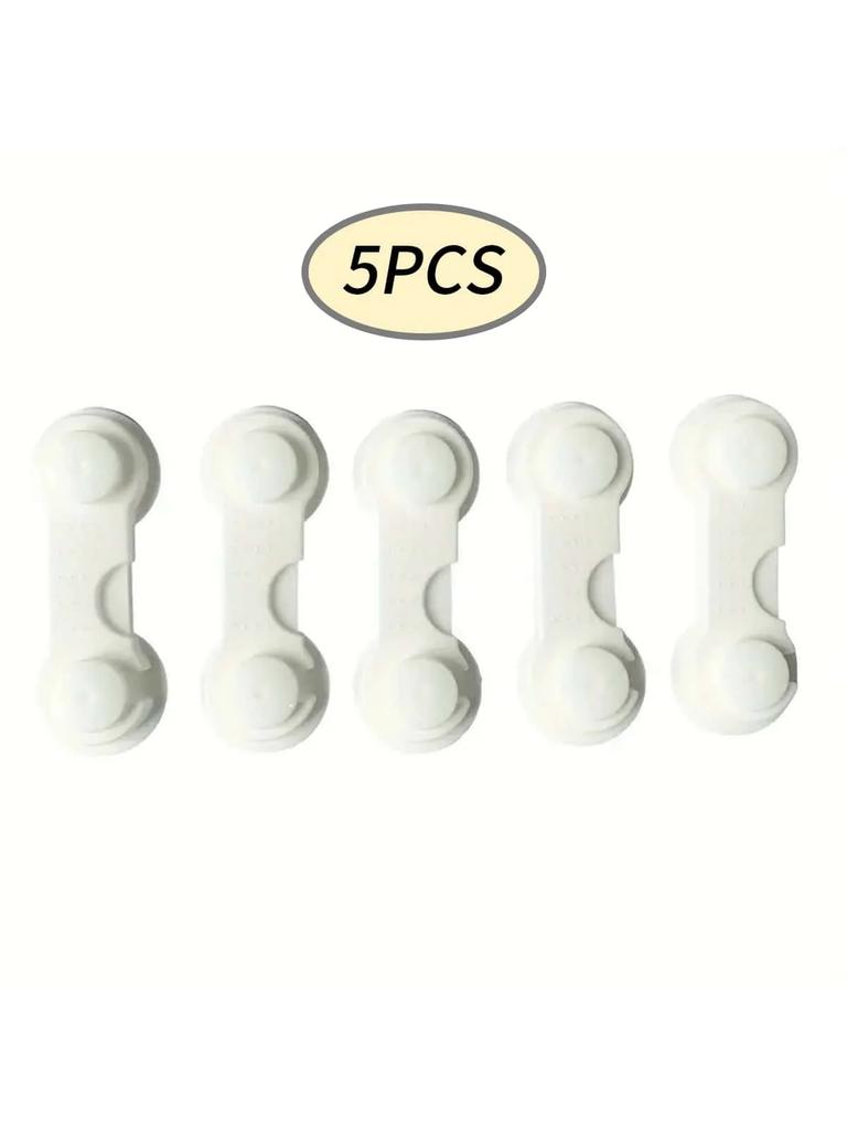 Premium Adjustable Plastic Cabinet Safety Drawer Locks Secure Anti-Pinch Door Locks for Home Improvement Kitchen