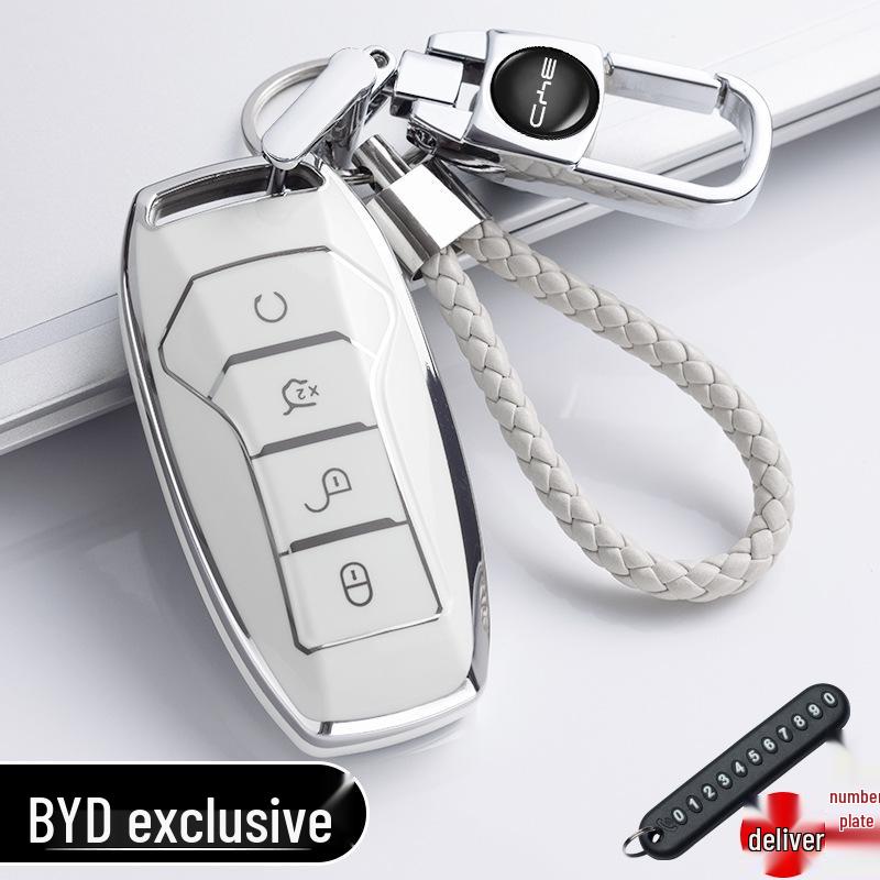 BYD Key Case for Dolphin, Song Plus, Qin DMi, Han EV, Yuan Pro, Tang, Seal, Destroyer 05 Car Models