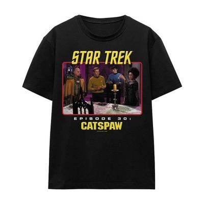 STAR TREK Unisex Adult CatÂ´s Paw T-Shirt