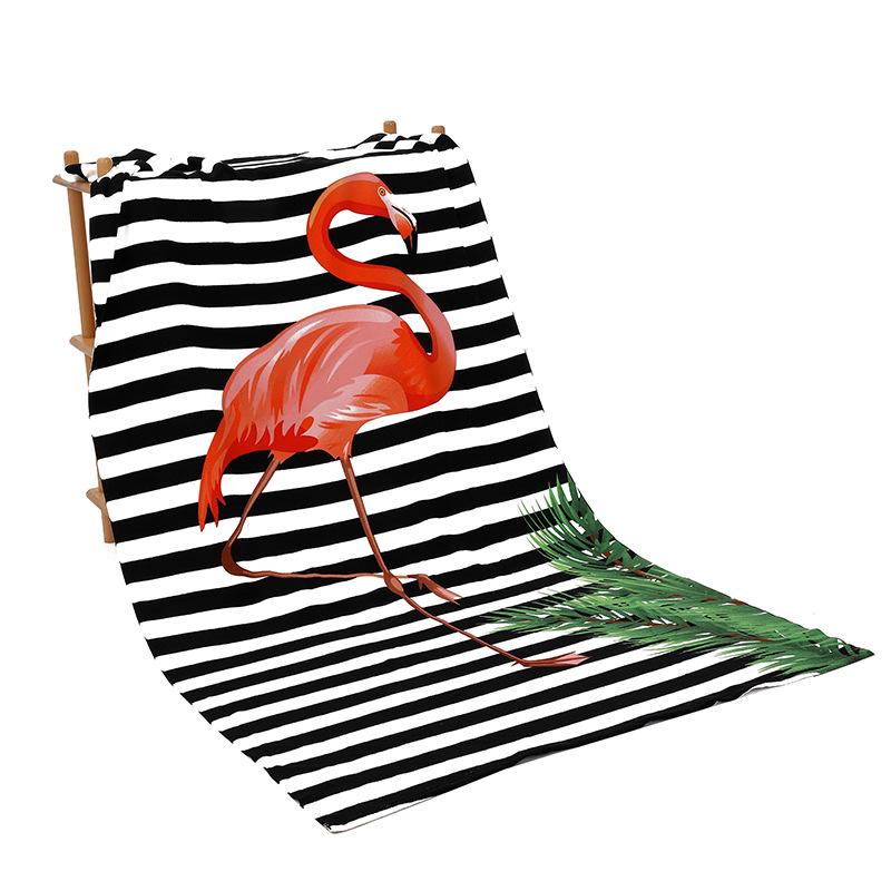 Large Quick-Drying Microfiber Beach Towel with Active Printing