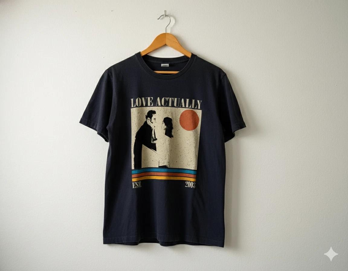 

Unisex Adult Vintage Movie Love Actually Inspired Romantic Movie Gr... XXL