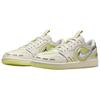 New Jordan Air Jordan 1 Abrasion Resistant Breathable Low Top Vintage Basketball Shoes Women's White Green HQ2186-130