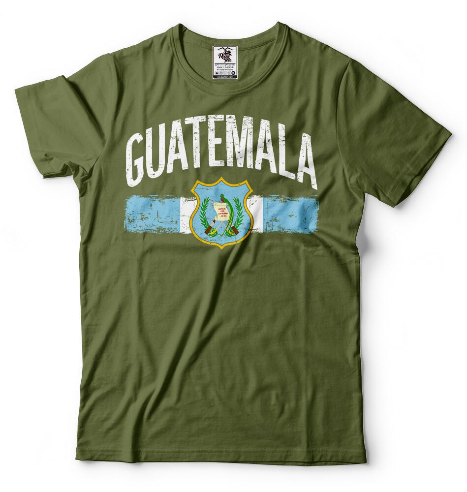 Guatemala Distressed Landesflagge Guatemaltekischer Stolz Herren T-Shirt Guatemalteco