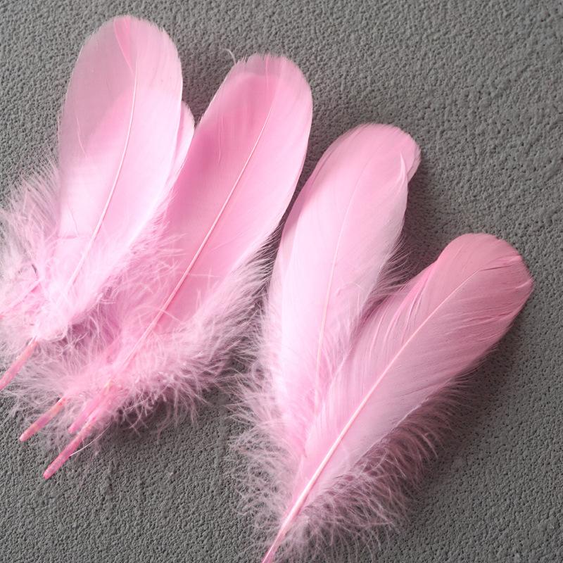 Păr de gâscă Moale Diy Decorare de perete cu flori solare Aripi de plasă de vis Material decorativ lucrat manual Culoarea tachinată Pene de pisică