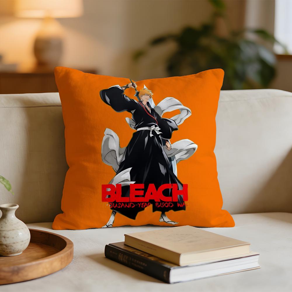 

Anime BBLEACH Cushion Cover Short plush pillowcase for bed sofa carwashable 30x30cm