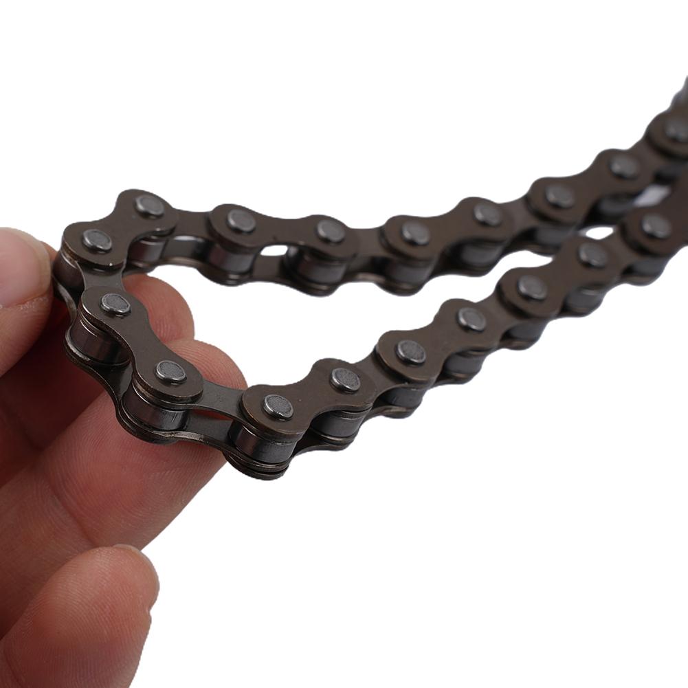 124cm/144cm Bike Chain 98/114 LinkChain Black 1Pcs