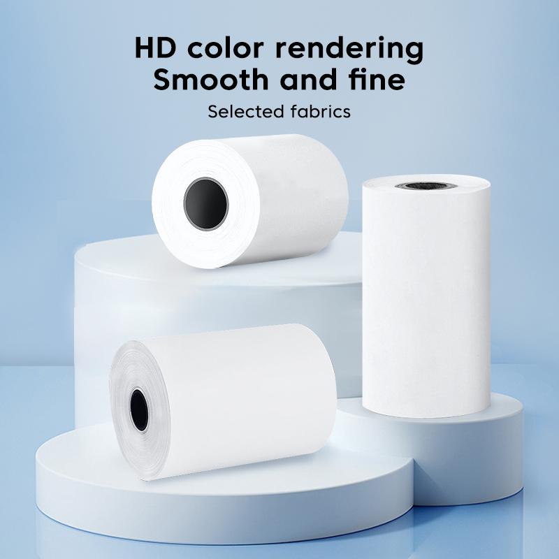 57*25mm Thermal Paper Label Sticker Self-adhesive HD Color Rolls Paper For Mini Printer Instant Print Kids Camera Photo Paper 4