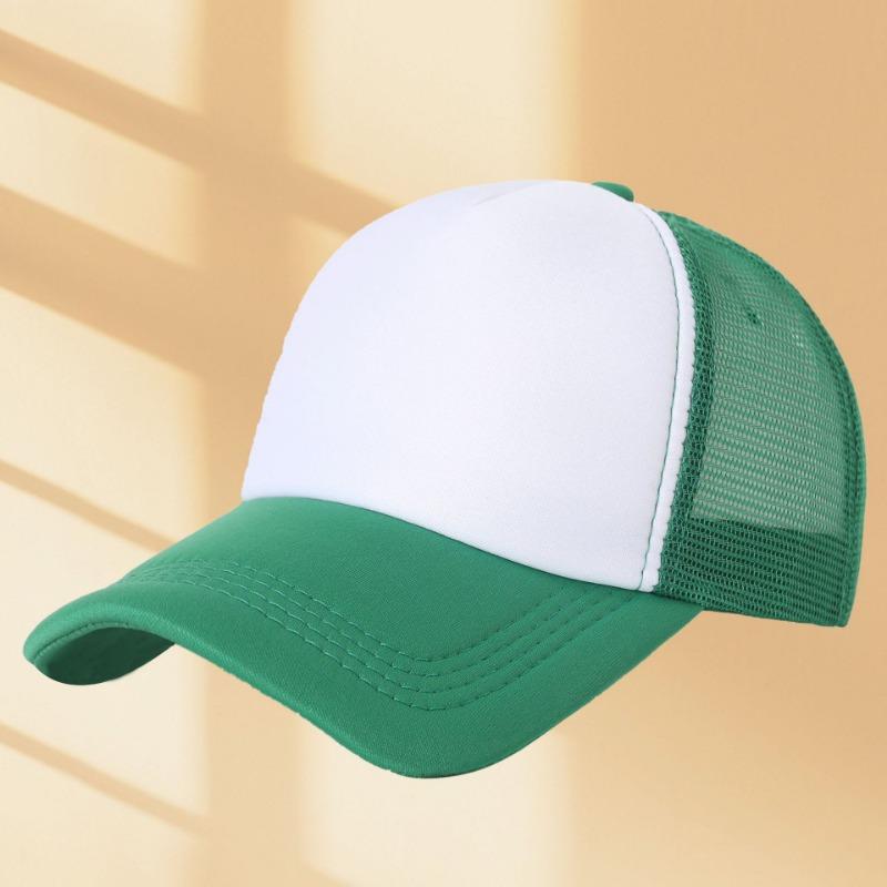 Sponge mesh cap embroidered baseball cap summer shading sun protection breathable