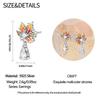 New in 925 Sterling Silver Autumn Maple Leaves Stud Earrings for Women Girl Ear Studs Fine Jewelry Fashion Luxury Anniversary