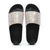 fashion Women Shoes Outdoor Beach Slippers 2024 Summer Crystal Flats Ladies Casual Flip Flops Rhinestone Glitter Platform Slippers