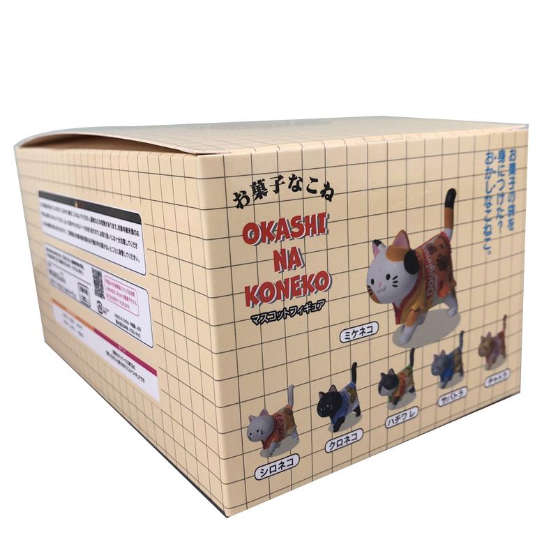 Mofusand Qualia Snack Cat Series Wearing Candy Food Packaging Cute Cat Desktop Ornament Toy Model Mystery Box Surprise Fun Gifts