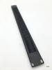 1U Brush Cable Management Panel - Metal & Nylon Dustproof Baffle for Server Racks