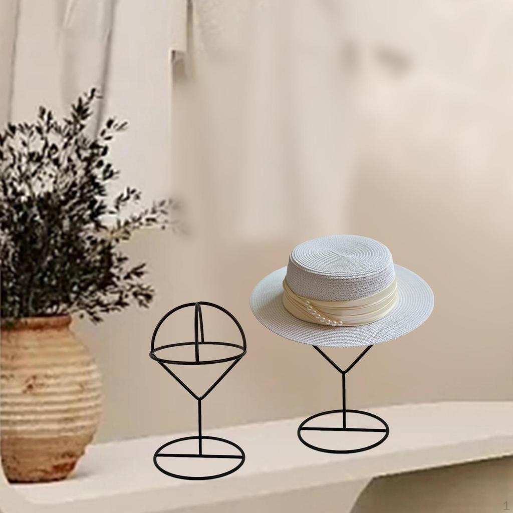 Cap Display Stand Hat Displaying Rack Simple Dome Design Multipurpose Decoration Holder Storage