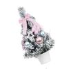 Kleiner Weihnachtsbaum 11,8 Zoll Exquisiter Wiederverwendbarer Tisch-Weihnachtsbaum für Einkaufszentrum Hoteldekoration