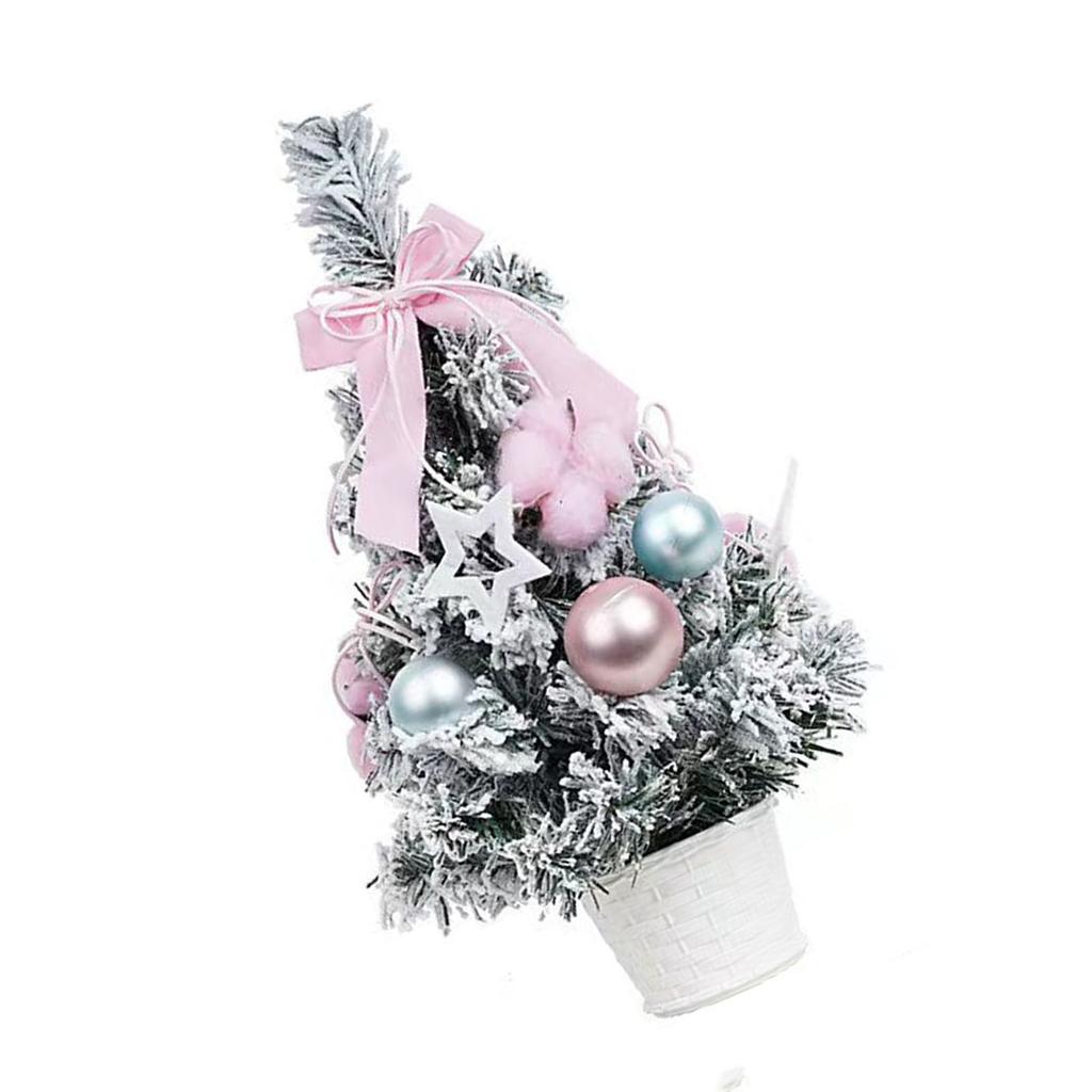 Kleiner Weihnachtsbaum 11,8 Zoll Exquisiter Wiederverwendbarer Tisch-Weihnachtsbaum für Einkaufszentrum Hoteldekoration