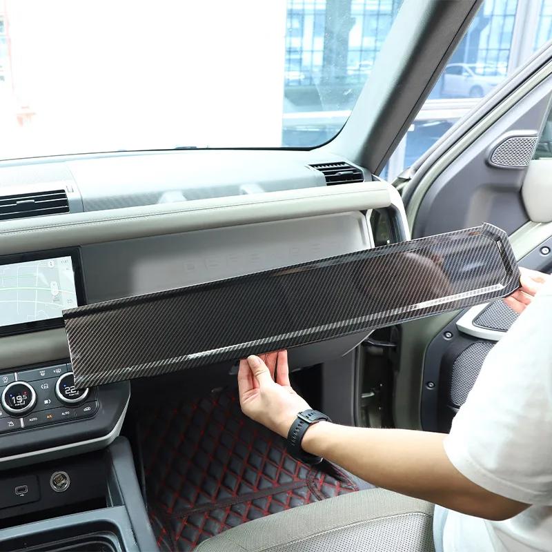Panel s nápisem na palubní desce z uhlíkových vláken Pro Land Rover Defender 90 110 130 2020-2024