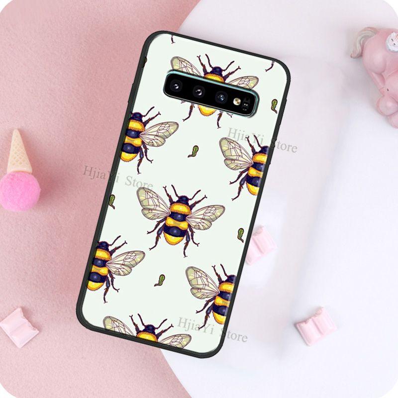 Manchester worker bees Bumble Case For Samsung Galaxy S22 Ultra S21 S20 FE S9 S10 Note 10 Plus S10e Note 20 Ultra Cover