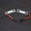 2X Car White Canbus Flawless LED License Plate Light for Skoda