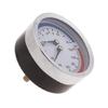 0-120℃ Pressure Gauges for Floor Heating 1/4inch Thermomanometer Boiler Temperature Pressure Gauges Metal