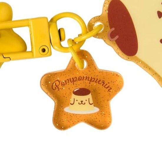 Sanrio Mascot Key Ring Hanger Pompompurin Holder Strap 424331