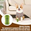 Automatic Pet Paw Washer - Portable Electric Dog Paw Cleaner, 3.74 Inch USB Rechargeable Cat Grooming Device for Muddy Claws, Green