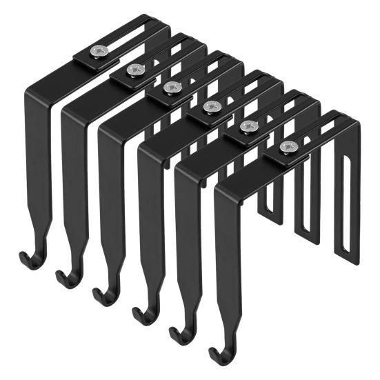 2/4/6/8/10Pcs Adjustable Outdoor Light String Hooks Rustproof Strong Load-bearing String Light Hanger Hooks Cable Cord Holders
